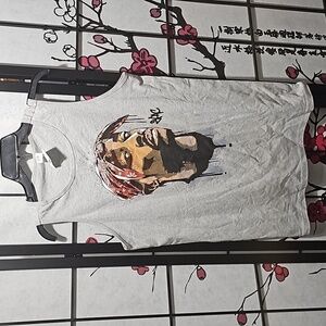 Tupac Shakur Graphic Print Tank‎ Top Size Small NWT 2Pac